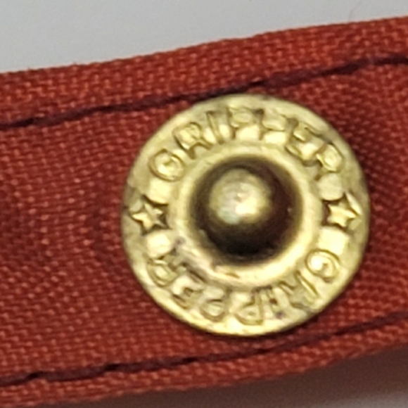 Vintage orange silk unbrella - Picture 4 of 11